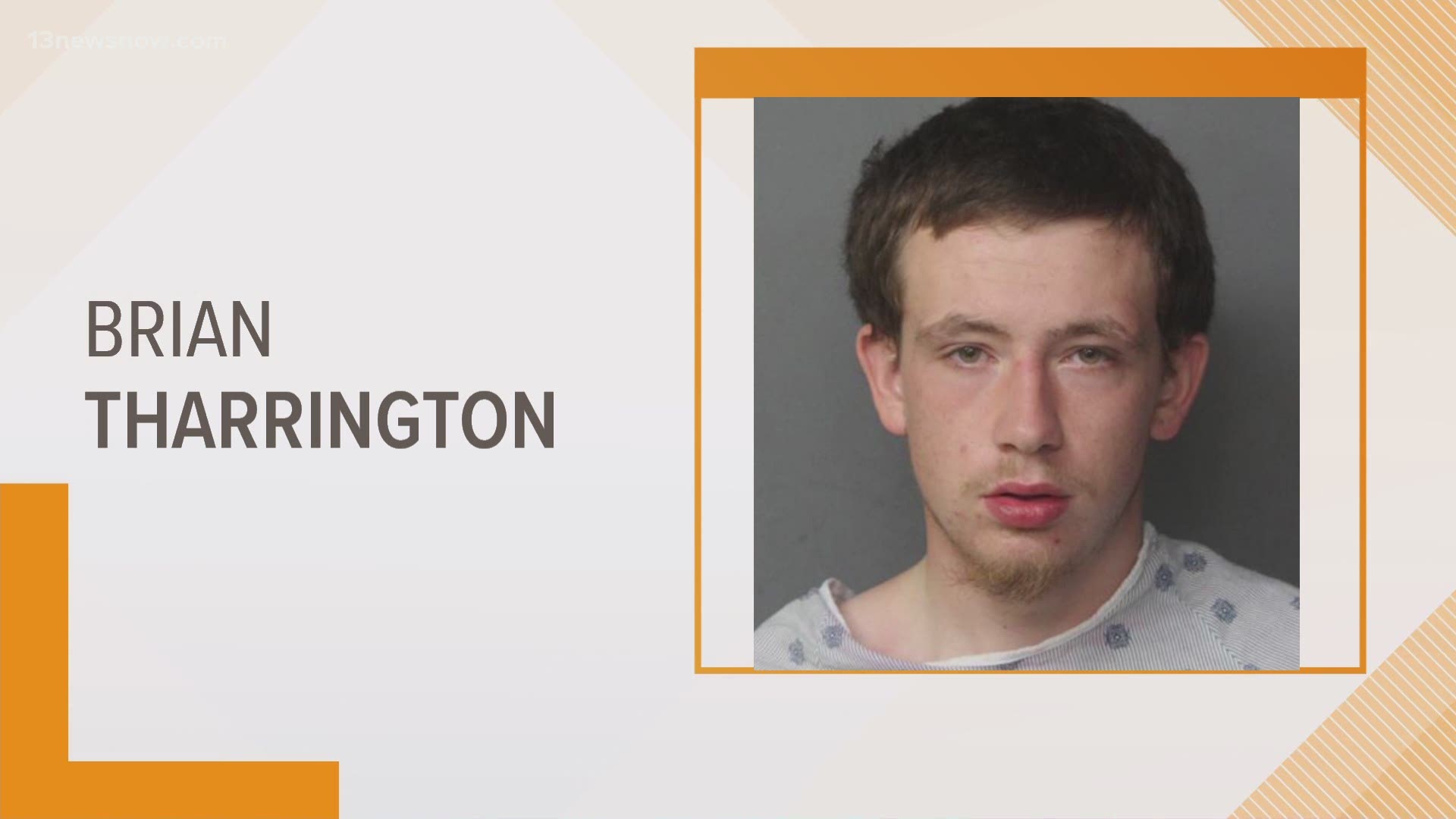 Brian Tharrington, 19, was arrested and charged in connection with the shooting death of a man that took place on Hickory Street in Norfolk.