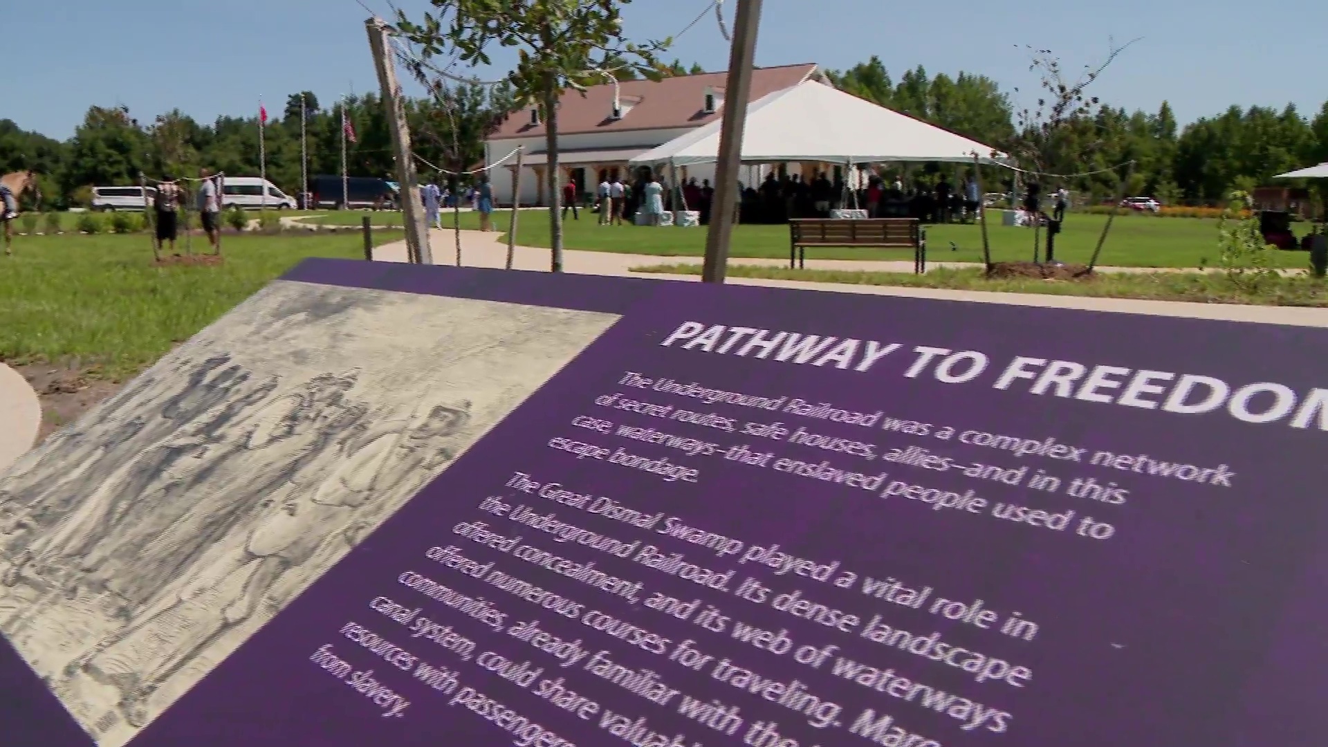 Chesapeake community gathers for ribbon-cutting of Historical Village at the Dismal Swamp