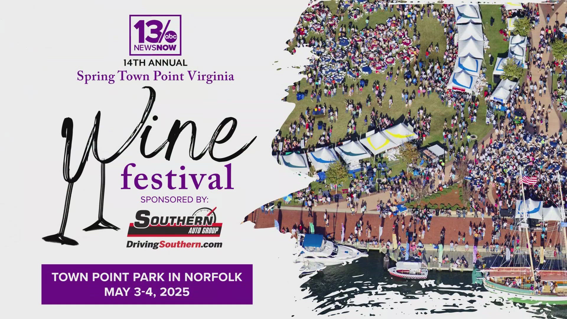 The festival is tomorrow and Sunday from 11 a.m. to 6 p.m. at Town Point Park in downtown Norfolk. Organizers say it’s happening rain or shine.