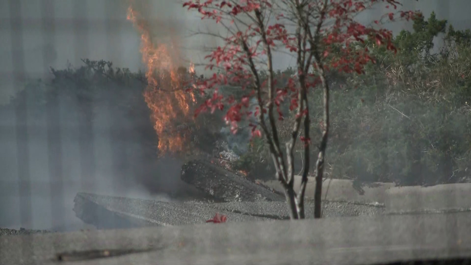 James City County Fire Chief said on Monday that 75-85% of the outlet's parking lot has collapsed, but air quality testing revealed the area is safe for breathing.