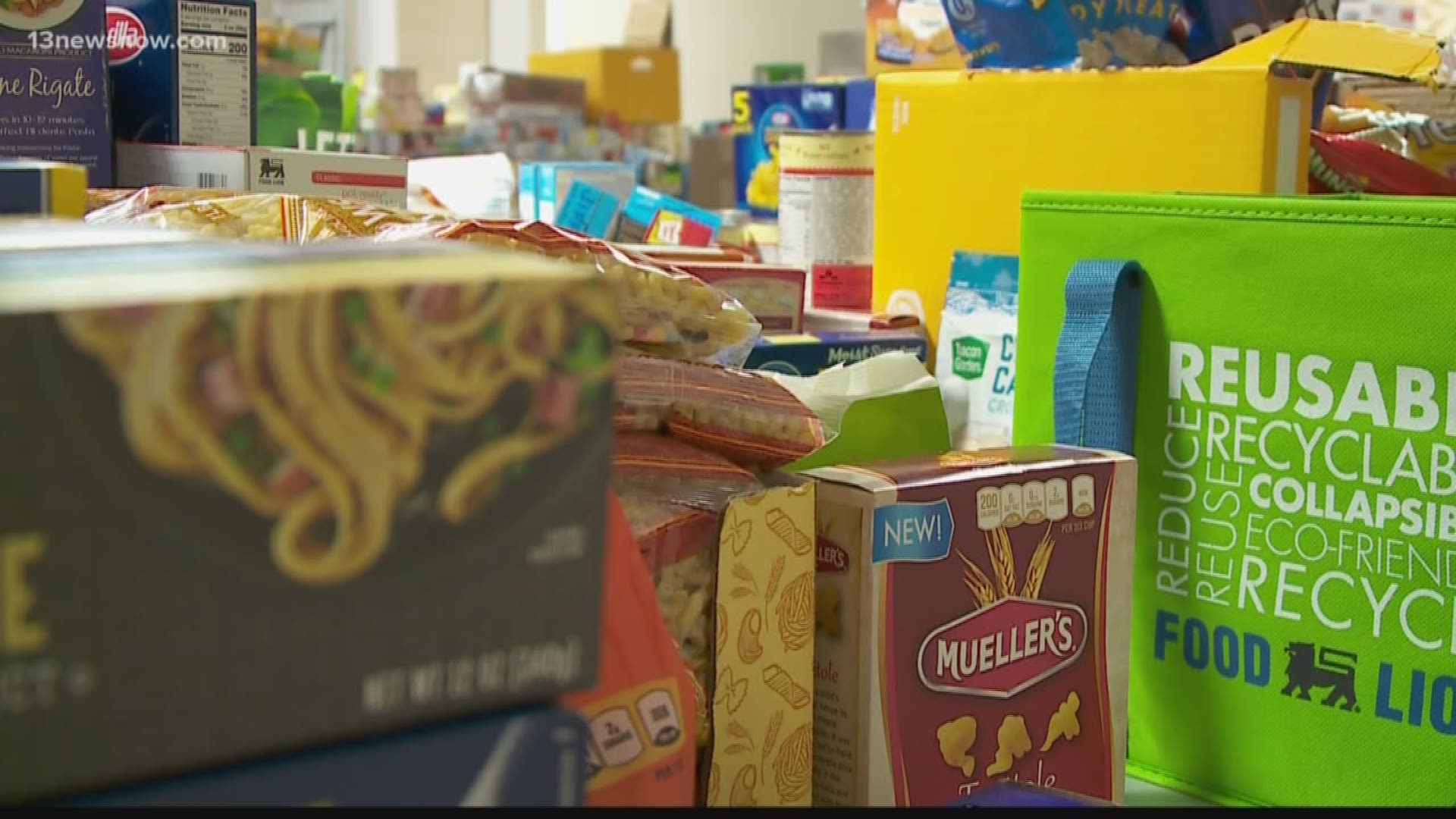 A Real Estate office in Chesapeake is collecting items in their store room for Coast Guard families affected by the furlough and handing them out for free, all you need to show is your ID.