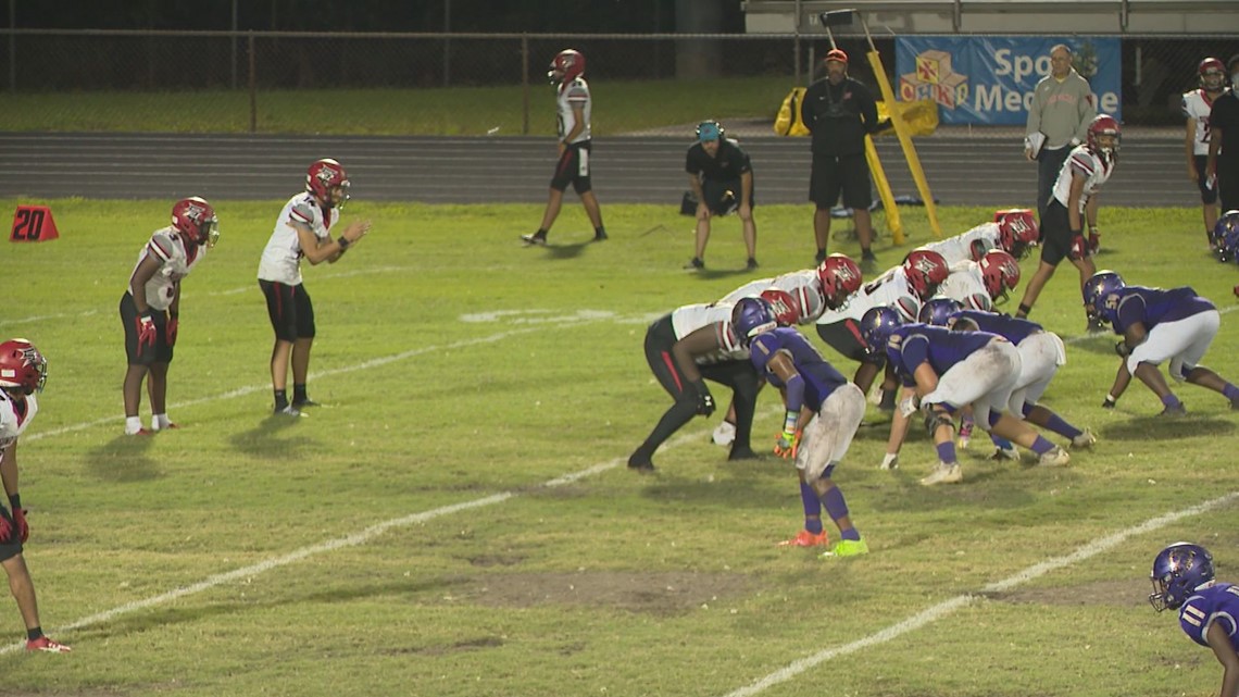 Due to weather, Friday & Saturday area high school football games have