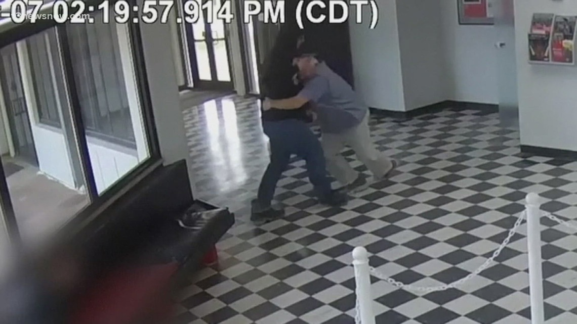 Video shows principal taking down gunman in Oklahoma | 13newsnow.com