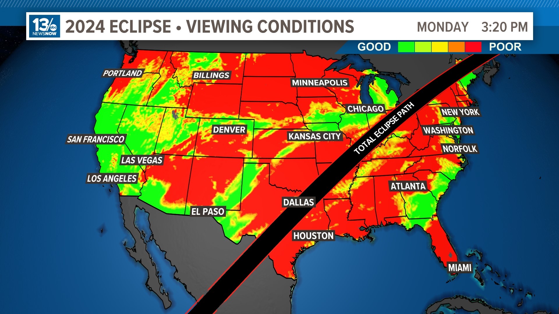 Solar eclipse weather in Virginia: Latest forecast | 13newsnow.com