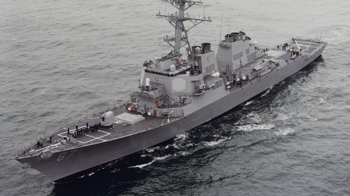 Norfolk-based USS Cole takes part in intercepting Iranian missiles ...