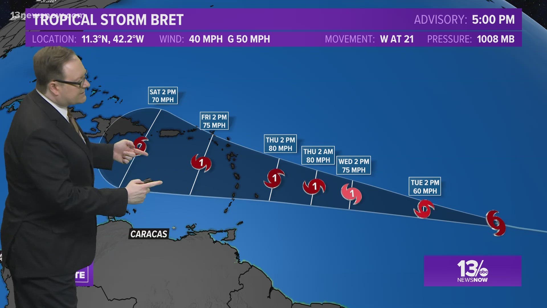 The 2023 Atlantic hurricane season is starting to heat up as the second named storm of the season has formed in the central Atlantic.