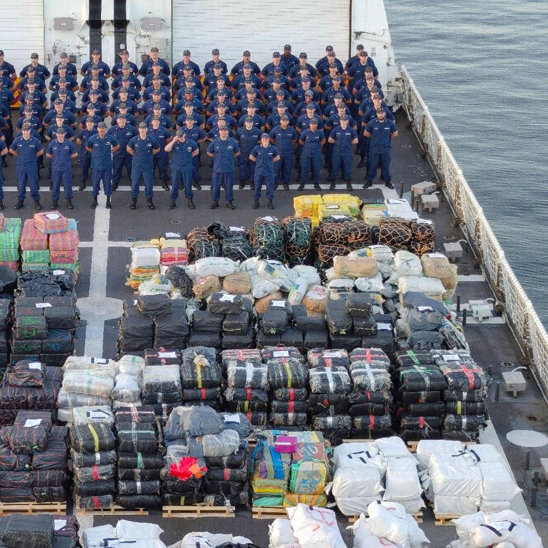 US Coast Guard seizes 40,000 lbs of cocaine in Pacific | 13newsnow.com