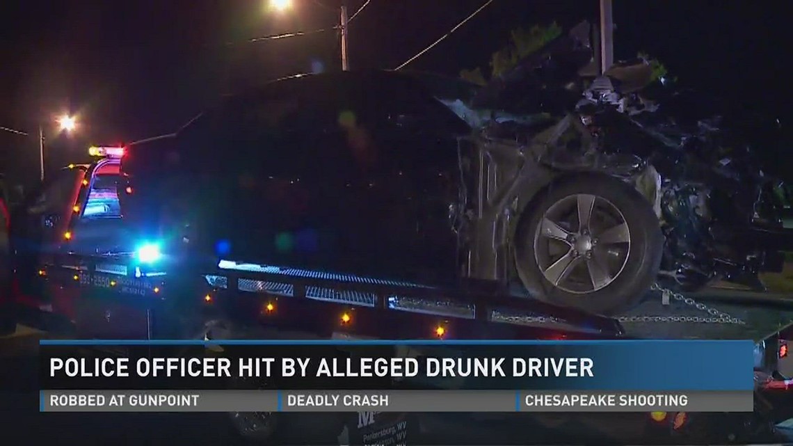 Drunken driver caused 3-car crash, says Portsmouth PD