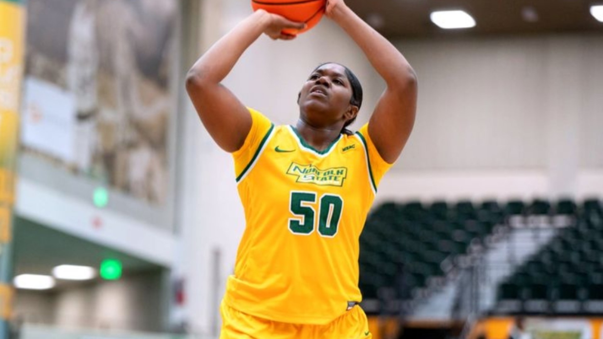 Kierra Wheeler scored 21 points to lead three Norfolk State University women's basketball players in double figures.