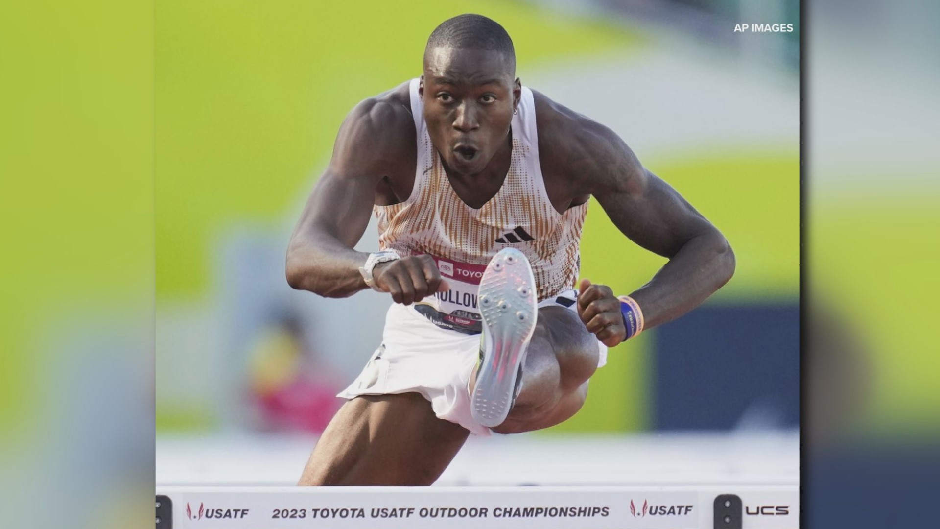 The former Grassfield High product is currently number one in the world in the 110m hurdles.
