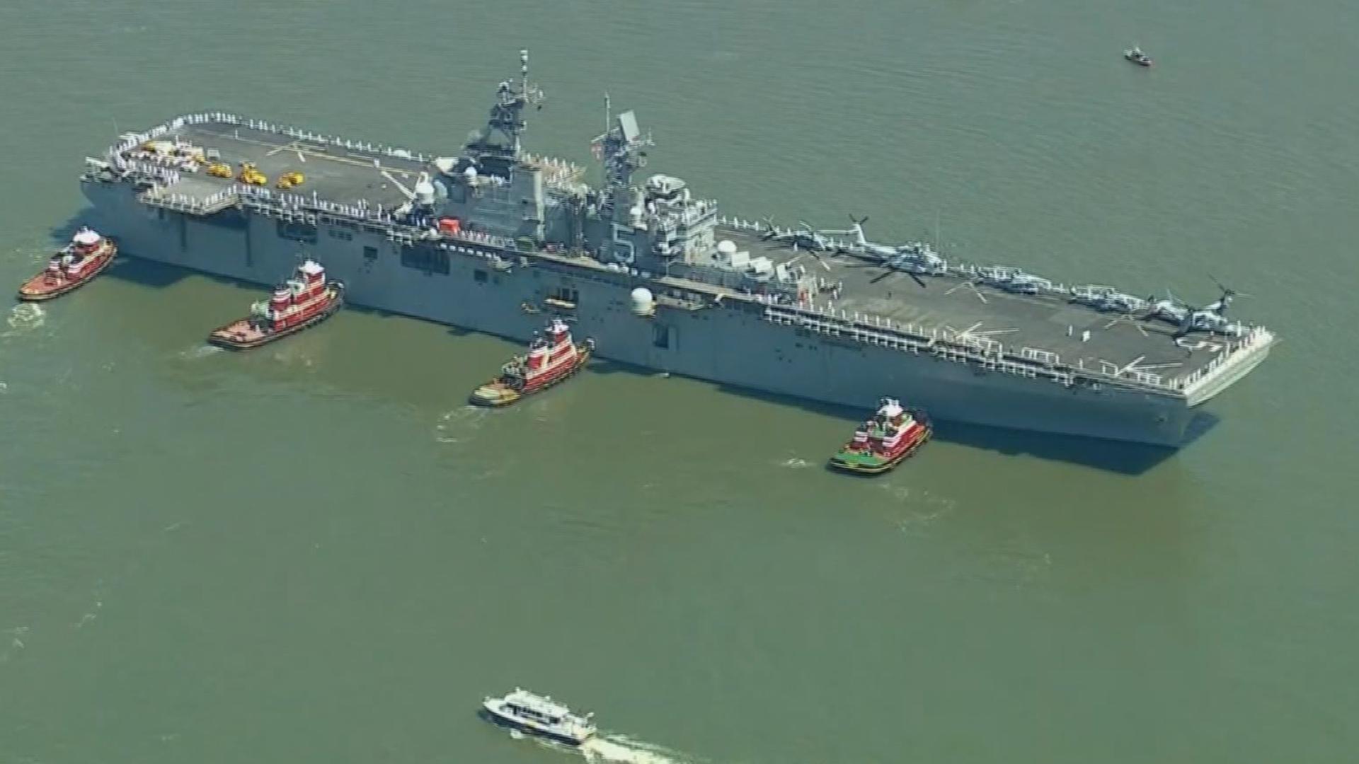 The 36th annual Fleet Week New York is getting underway and the crew of the locally-based USS Bataan (LHD 5) has left its homeport at Naval Station Norfolk to take p