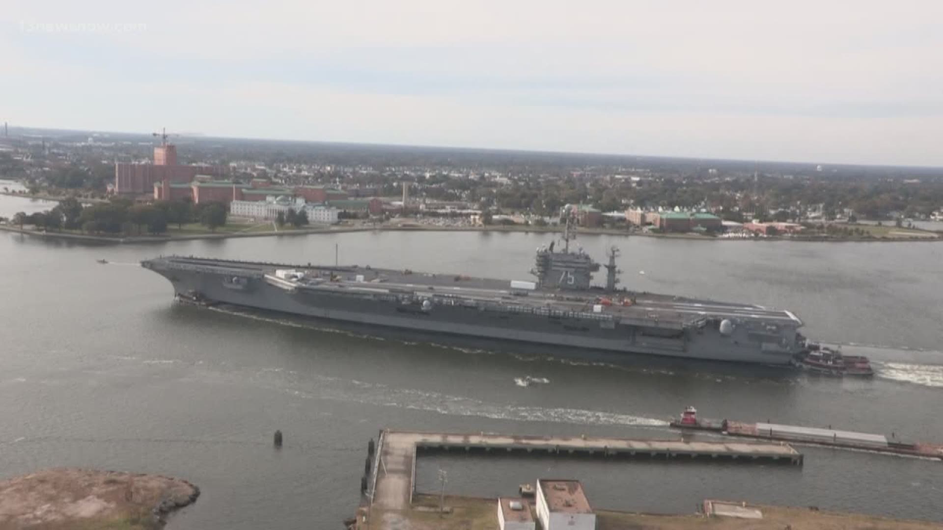 "Breaking Defense" said that the Pentagon plans to retire the Norfolk-based aircraft carrier at least 20 years ahead of its intended lifespan. Senator Tim Kaine is puzzled by the report.