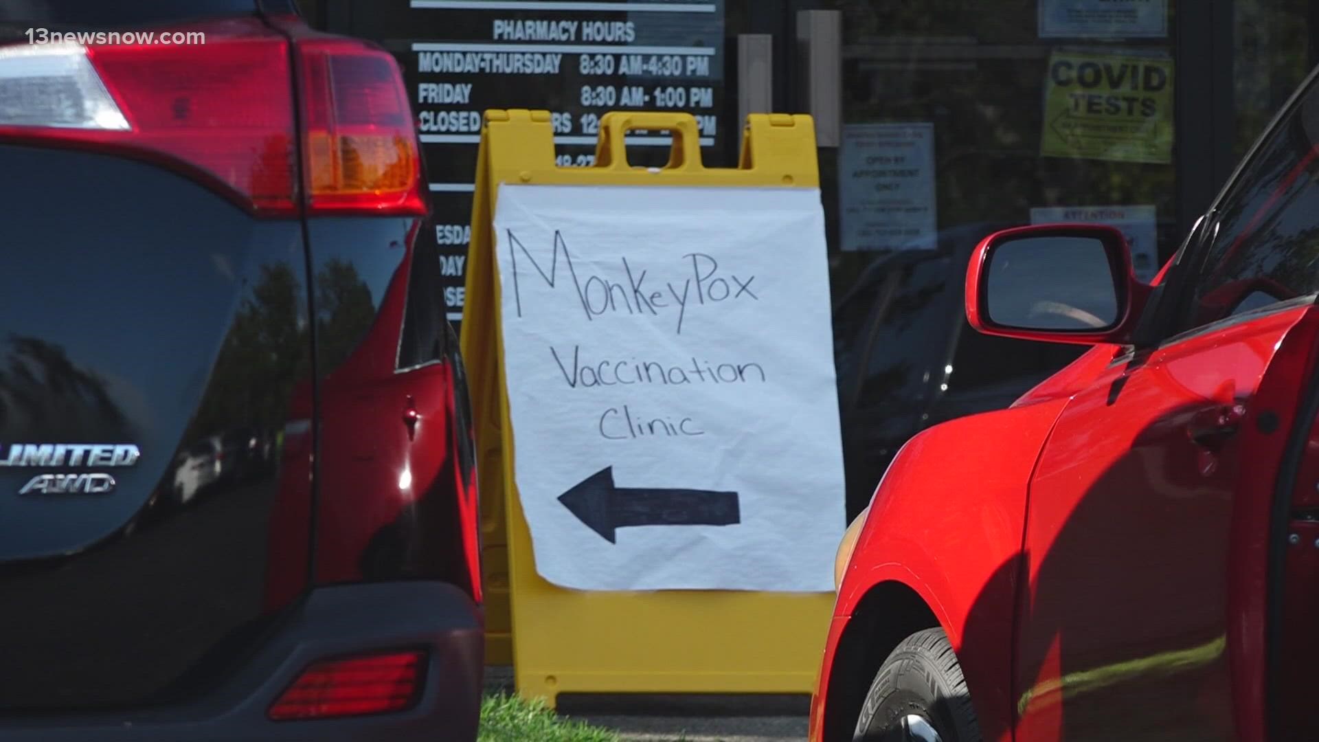 As of Monday, more people in Virginia became eligible to get the monkeypox vaccine.