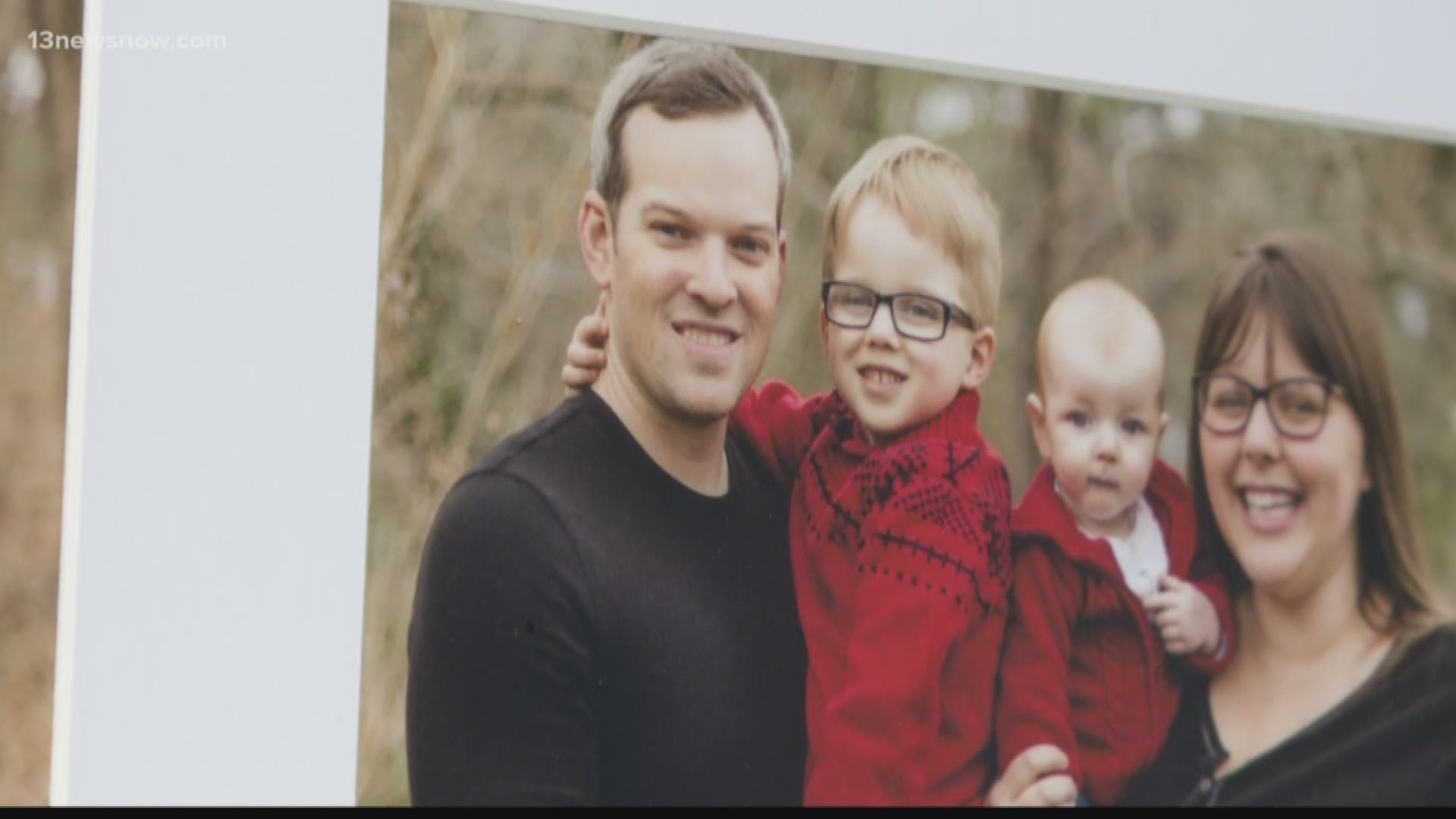 A Family of a Norfolk police officer is leaning on their faith to get through a painful time.