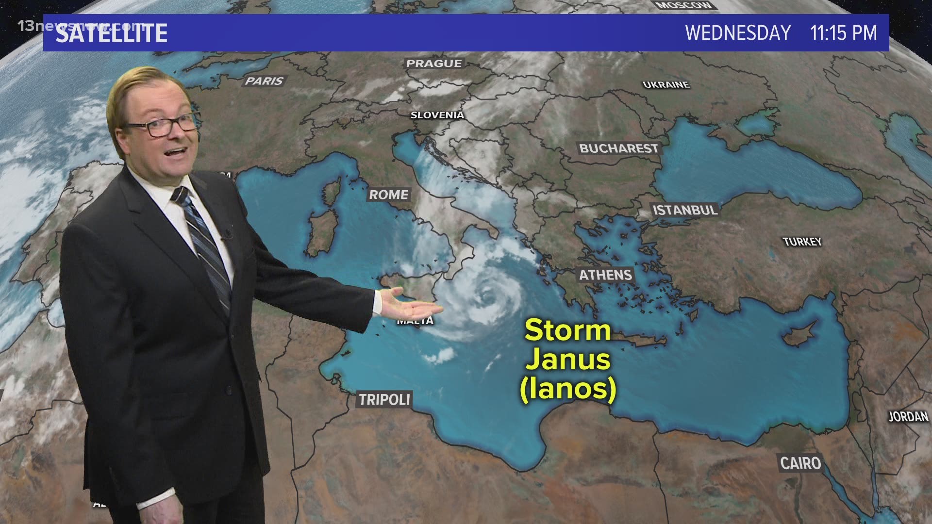 Meet Janus (Ianos in Greek), colloquially known as a "medicane," or Mediterranean hurricane.