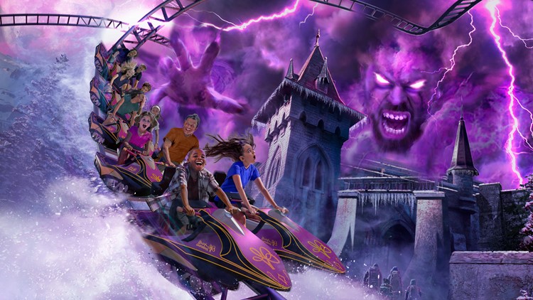 Busch Gardens' new indoor roller coaster 'DarKoaster' opens to the public