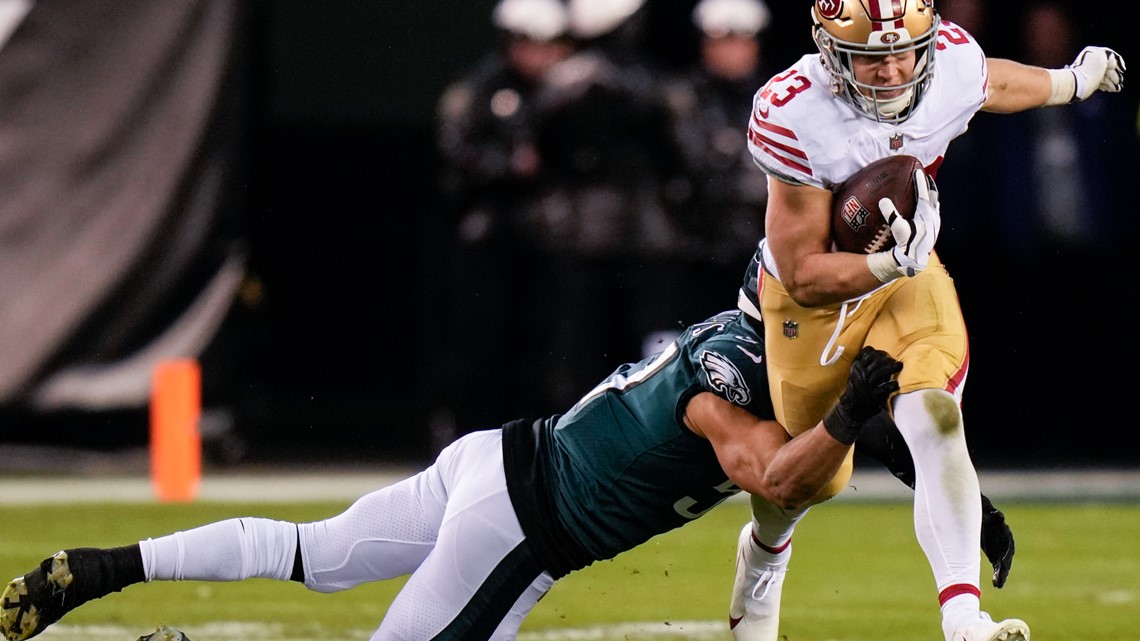 49ers remaining 2 QBs injured as Eagles soar in NFC Championship, 31-7 -  CBS San Francisco