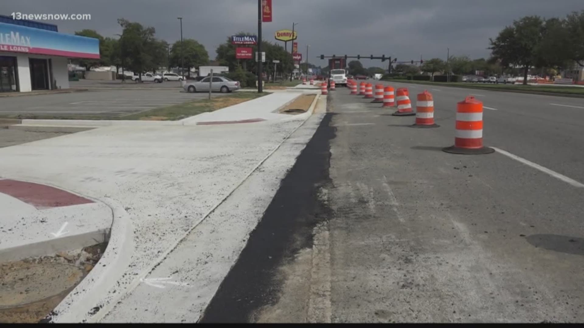 Improvements underway on Mercury Boulevard in Hampton