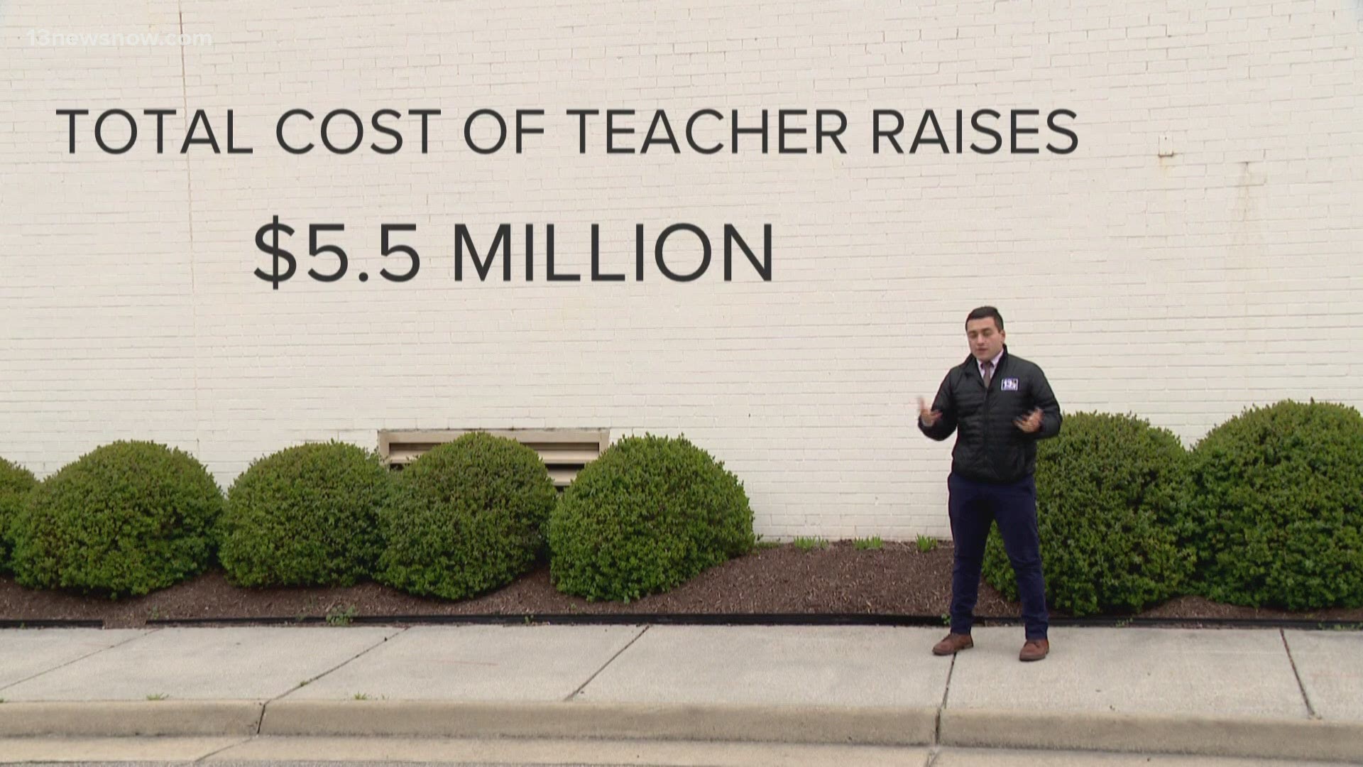 If approved by the city, teachers could see the raise by the next fiscal year. The cost is roughly $5 million, but the state would cover some of that.