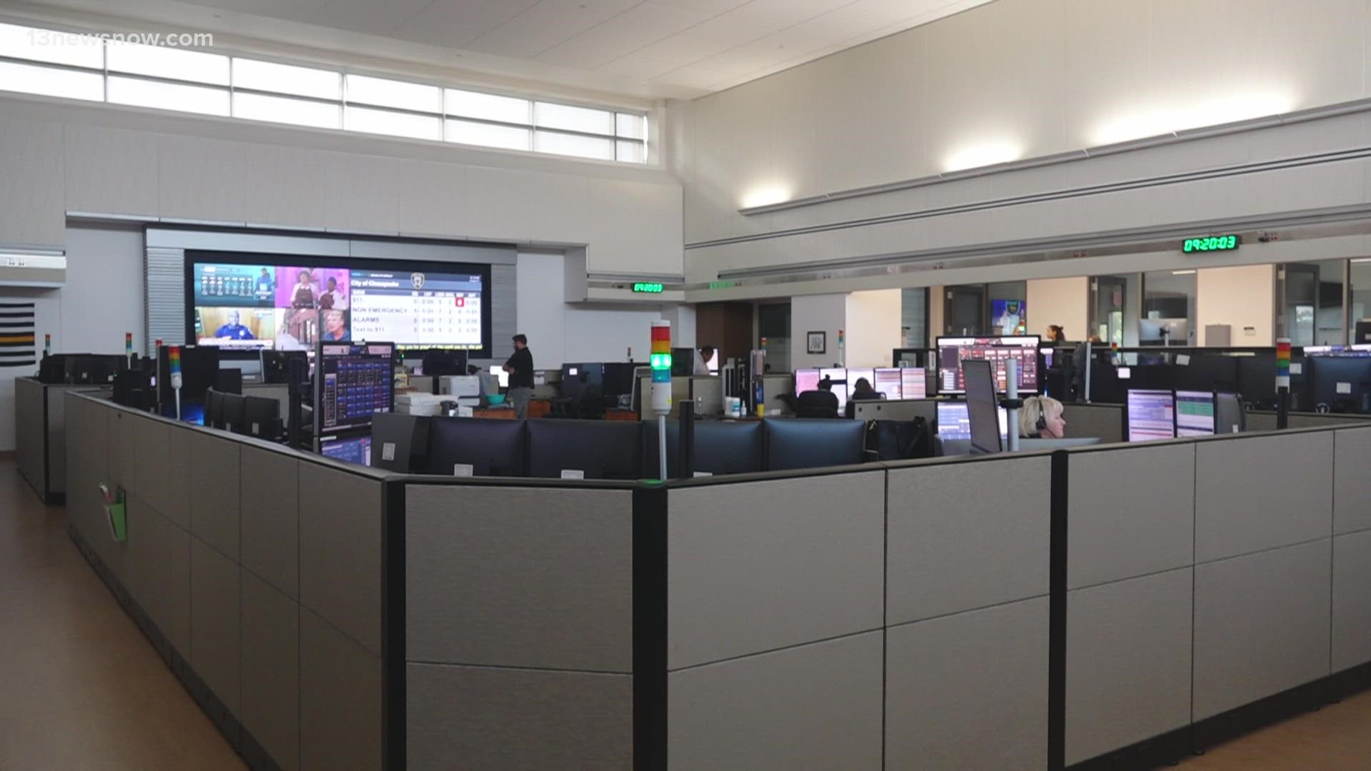 There is a shortage of 911 dispatchers and call takers. Many Hampton Roads cities are down more than 10 workers.