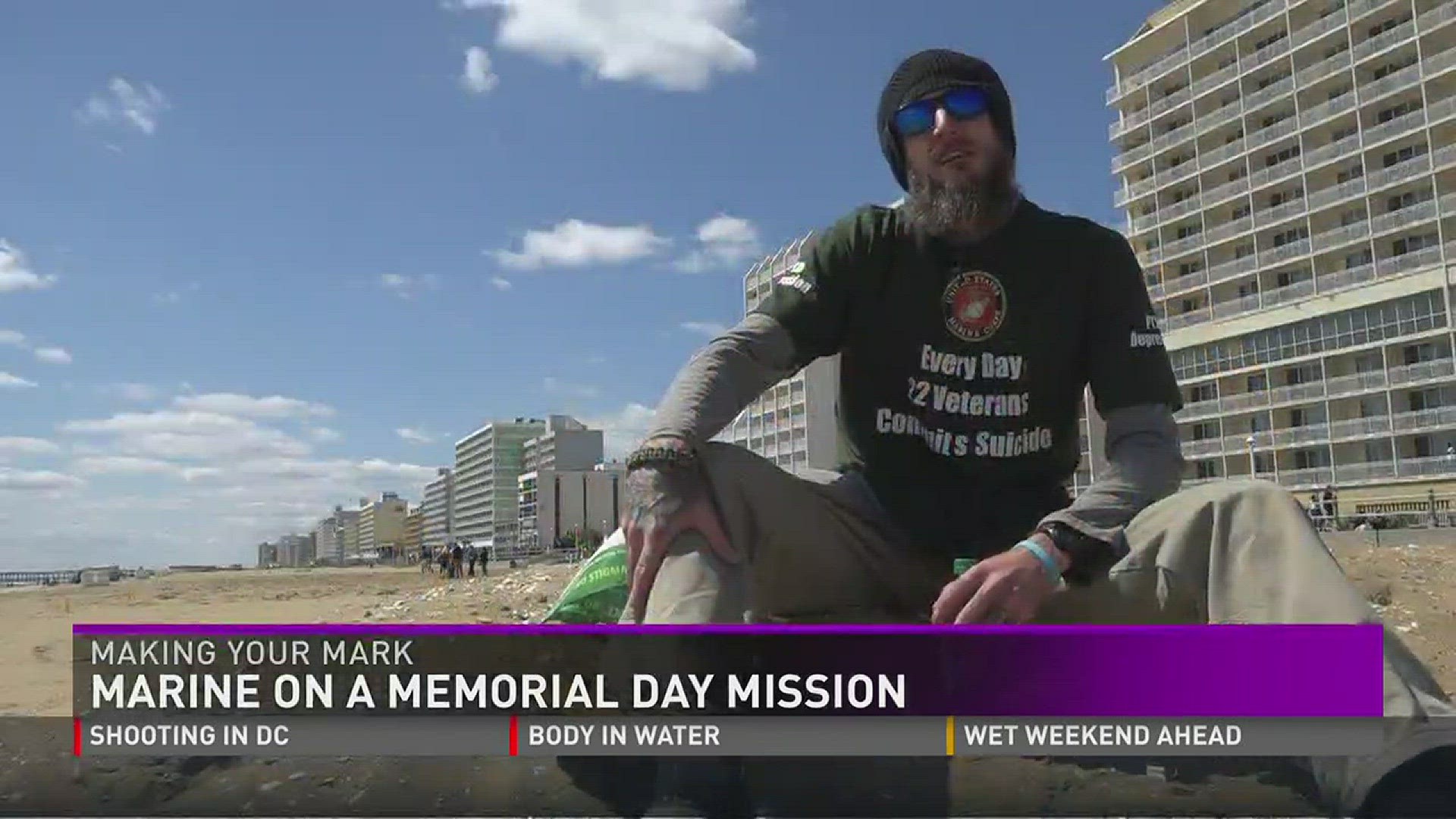 Making Your Mark: Marine on a Memorial Day Mission
