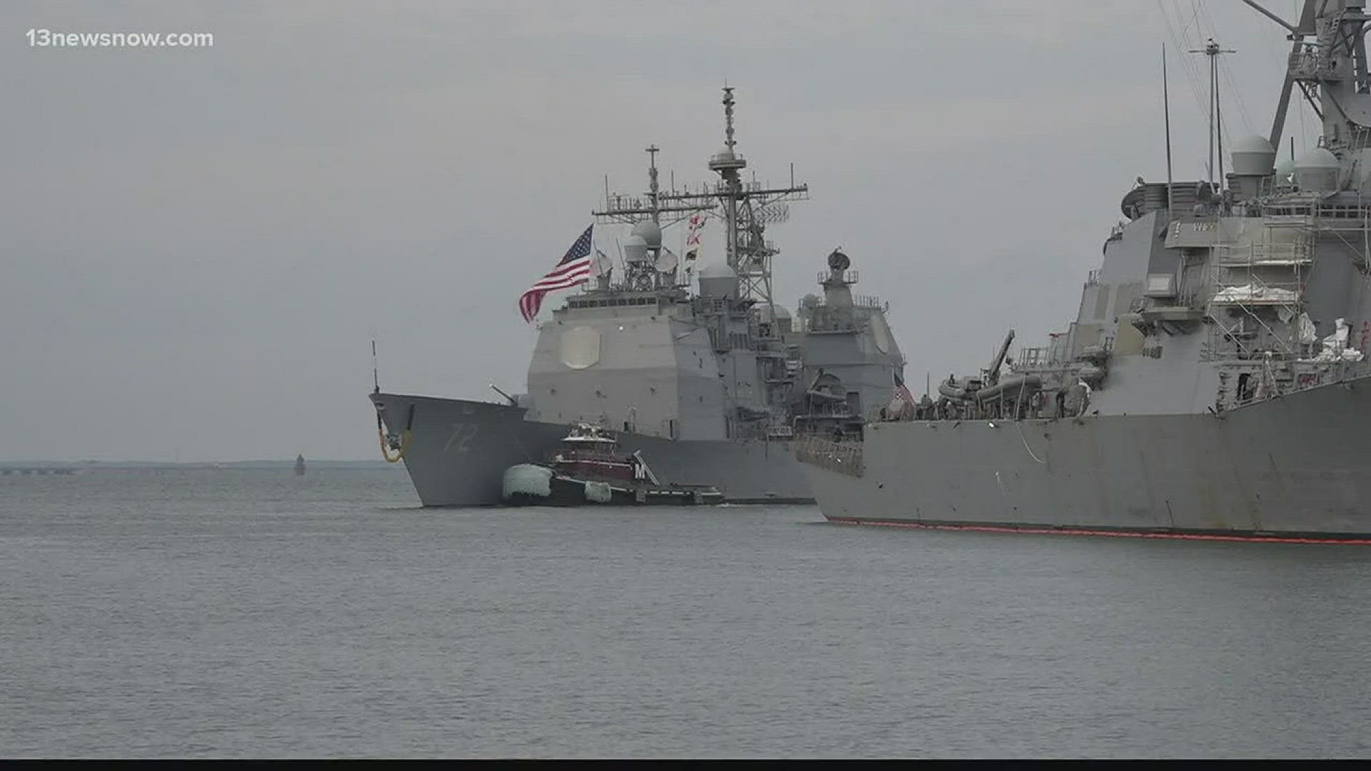 A special day at Naval Station Norfolk, more than 3-hundred sailors came home, just in time for Christmas.