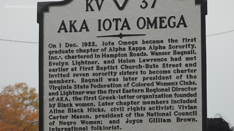 Iota Omega chapter of Alpha Kappa Alpha honored with Highway Marker