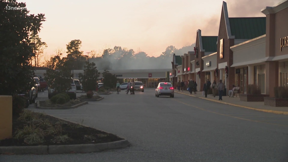 Underground fire at Williamsburg Premium Outlets continues to burn ...