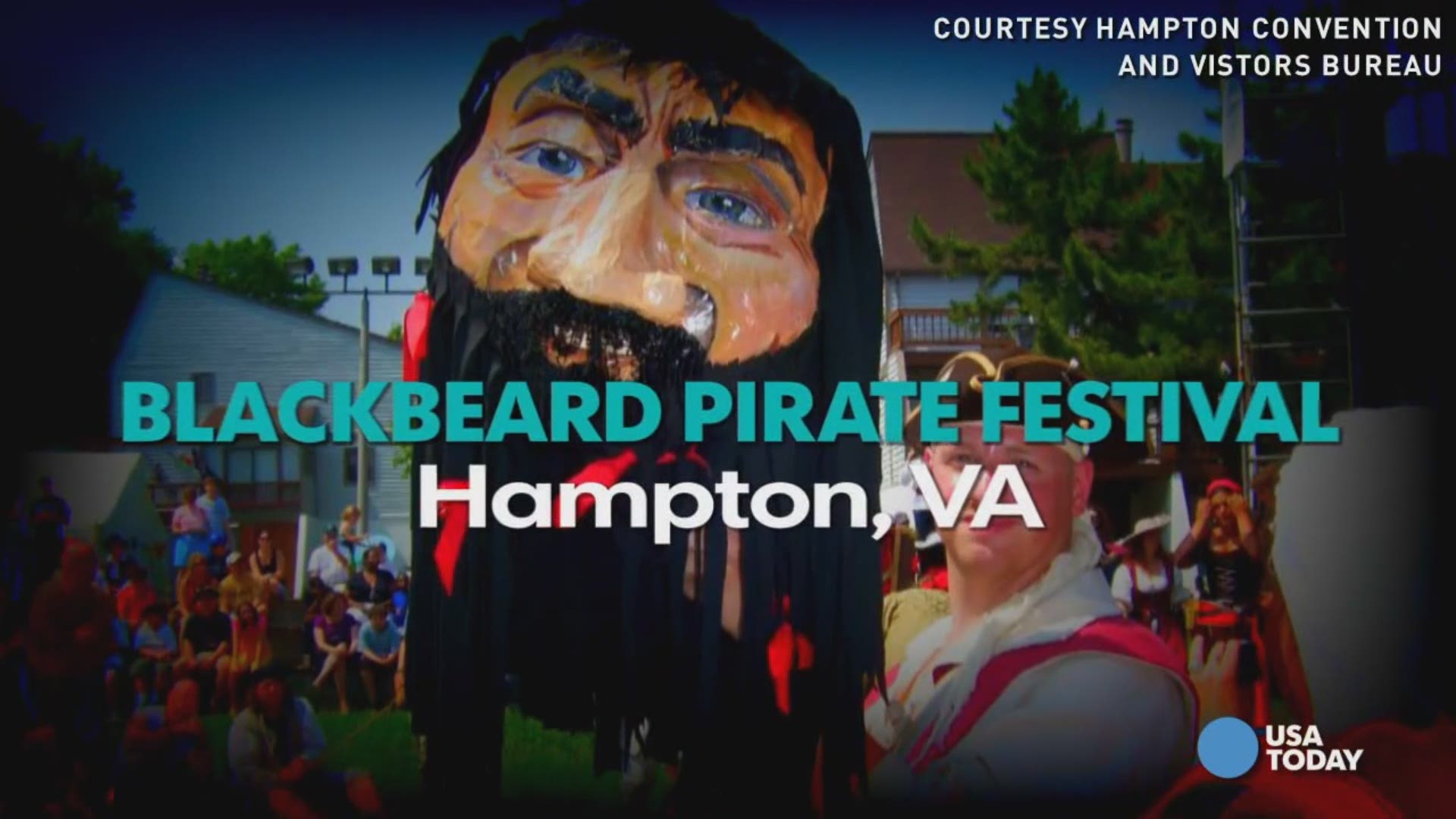 Arrrgh! Annual Blackbeard Pirate Festival returns to Hampton