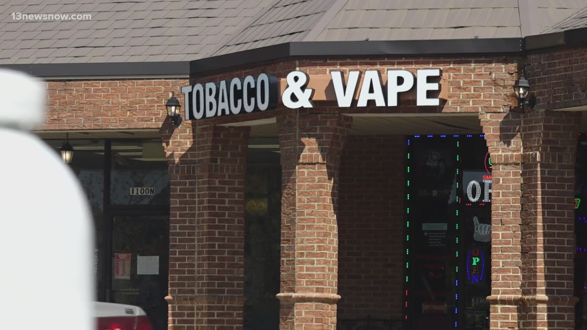 The York-Poquoson Sheriff's Office said it launched an investigation after receiving reports that the store was selling vape products to minors.