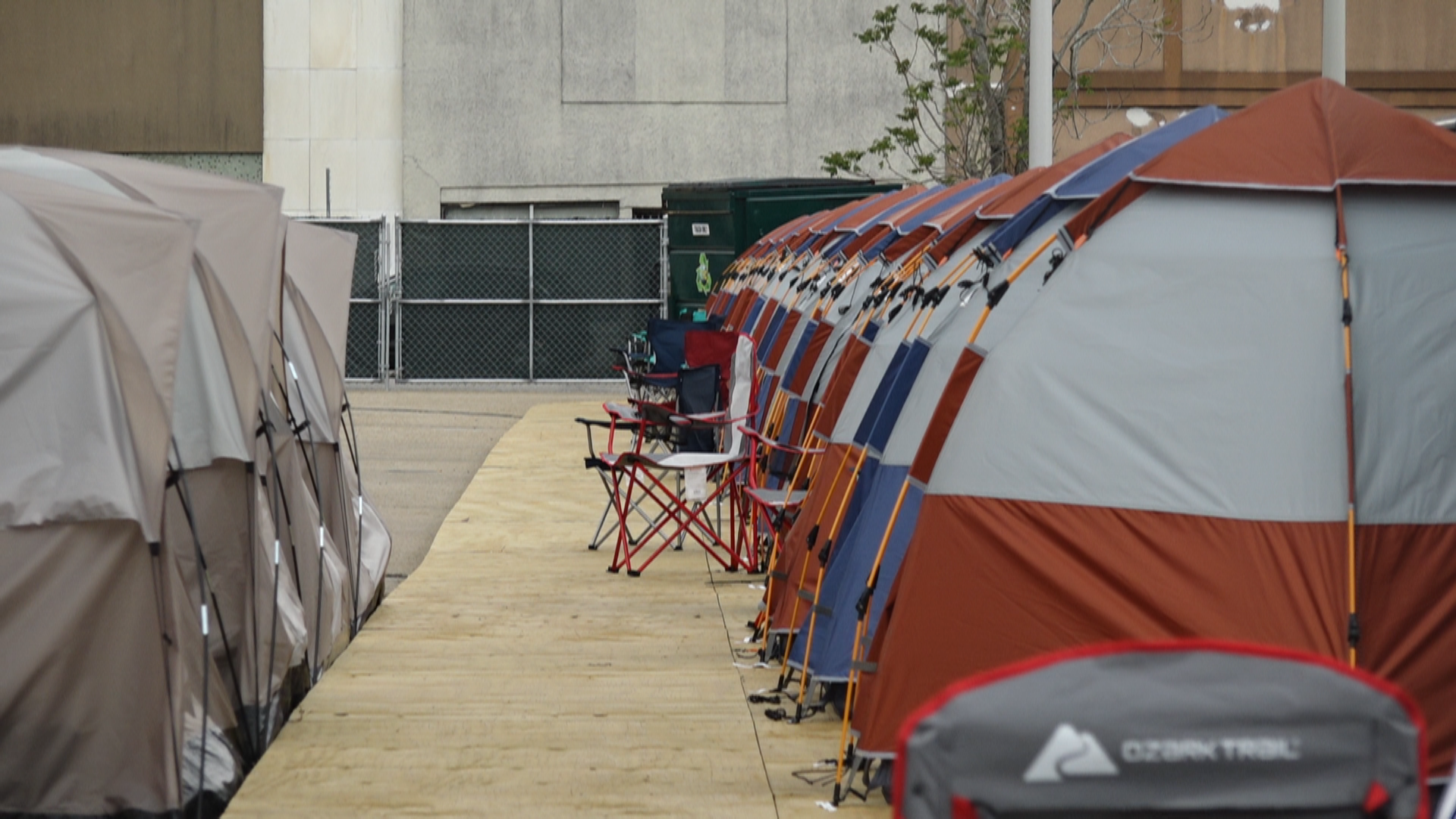 People who are staying at Norfolk's temporary homeless shelter at the old Greyhound bus station say their fate is unclear.