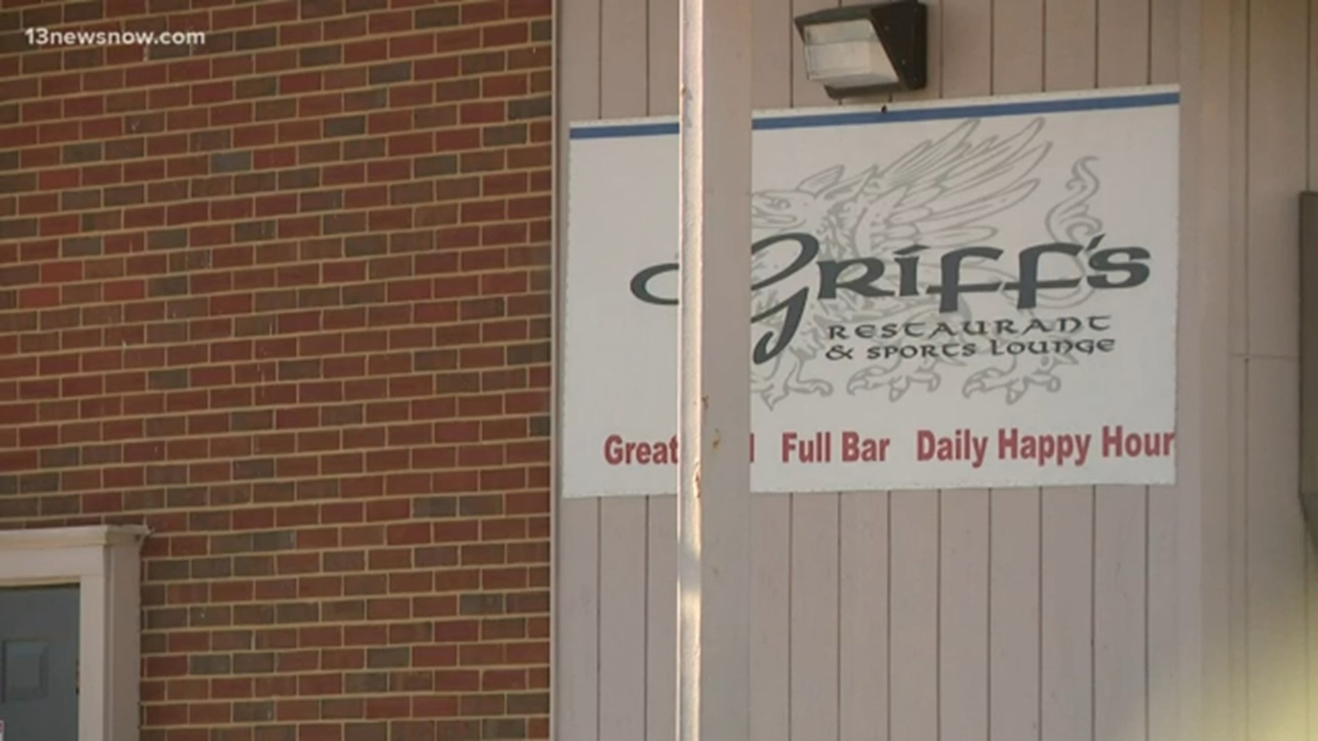 Officers said the shooting happened at Griff's Restaurant and Sports Lounge, located at 4245 Portsmouth Boulevard.