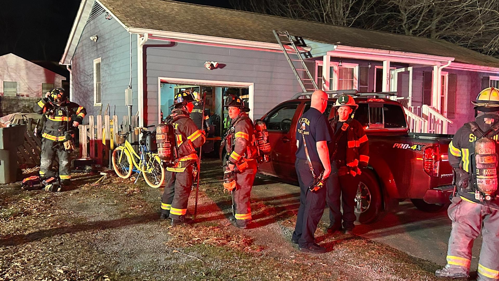 Family of 4 and pets displaced by Suffolk house fire | 13newsnow.com