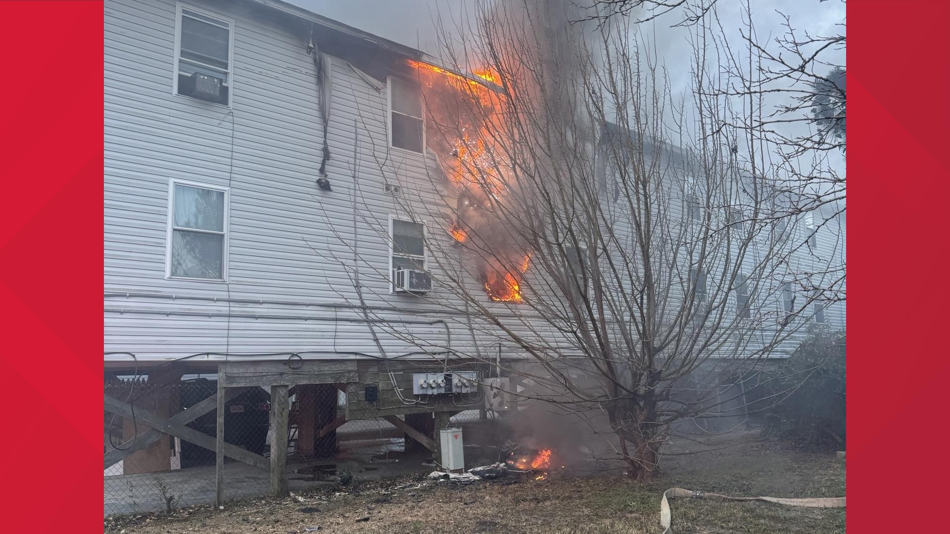 Norfolk apartment fire under control; 1 injured, 20 displaced ...