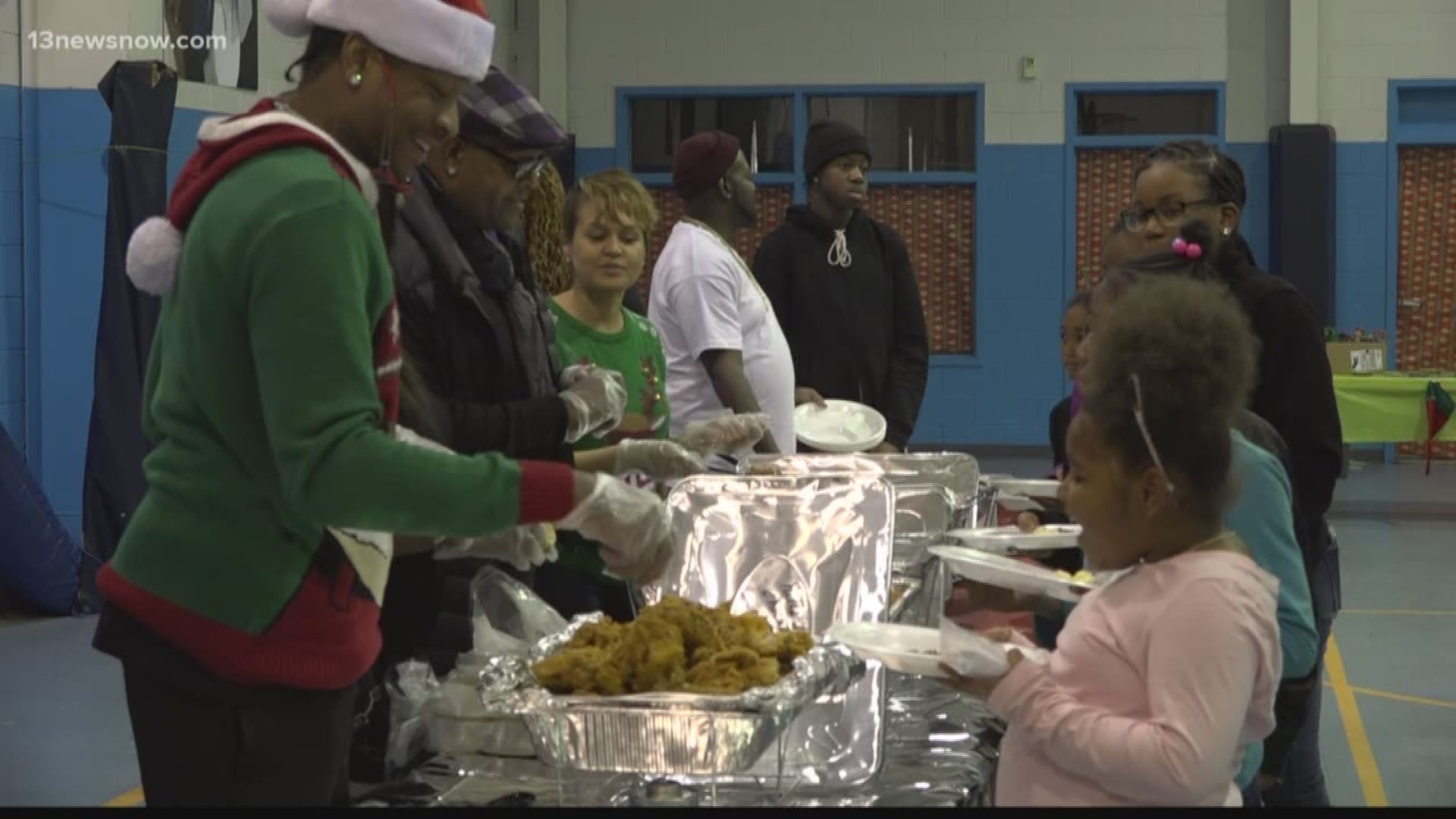 Iverson was back in his hometown of Newport News, handing out gifts and serving food to children at the same Boys and Girls Club he attended when he was a kid