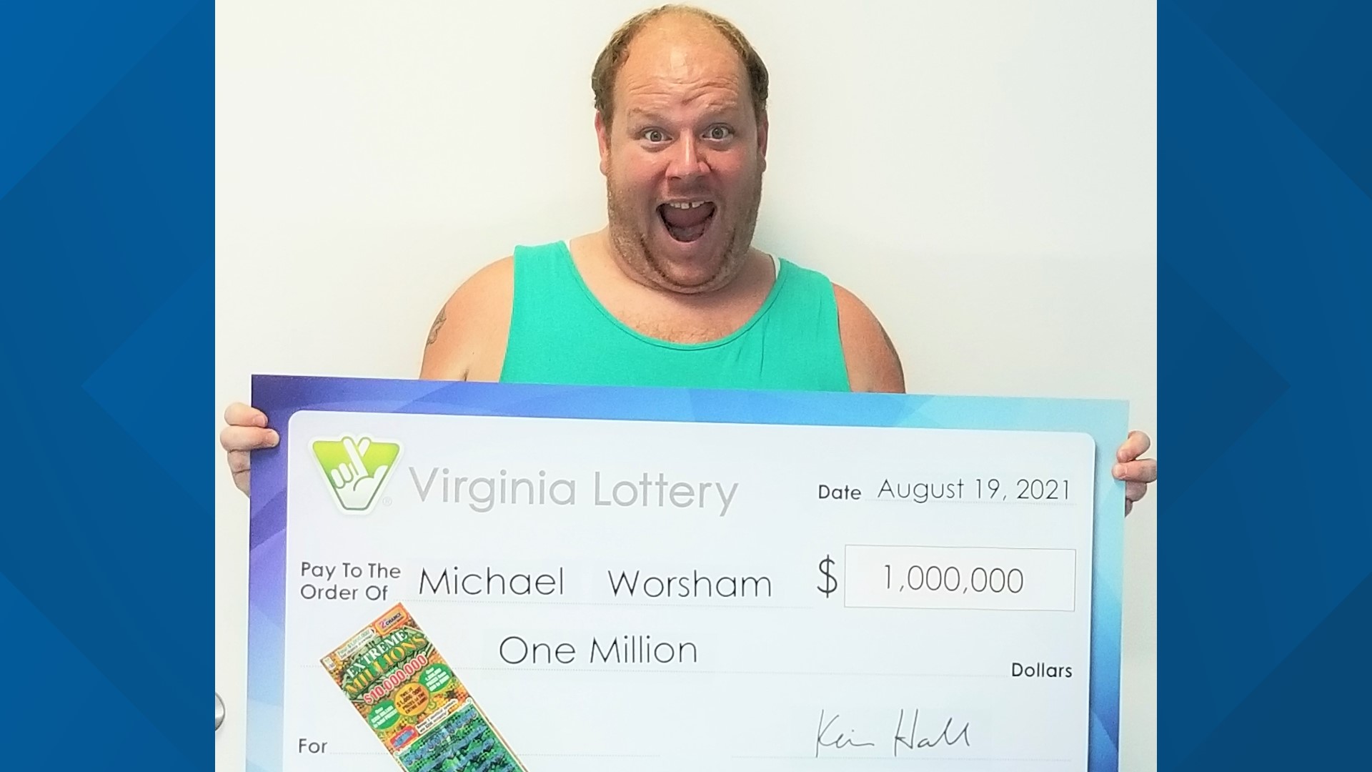 Man From Chesapeake Wins 1m From Virginia Lottery Hitting It Big For Second Time