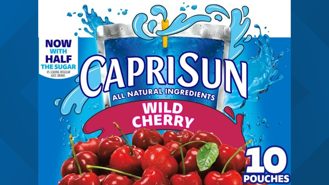 Thousands of wild cherry Capri Sun drinks recalled