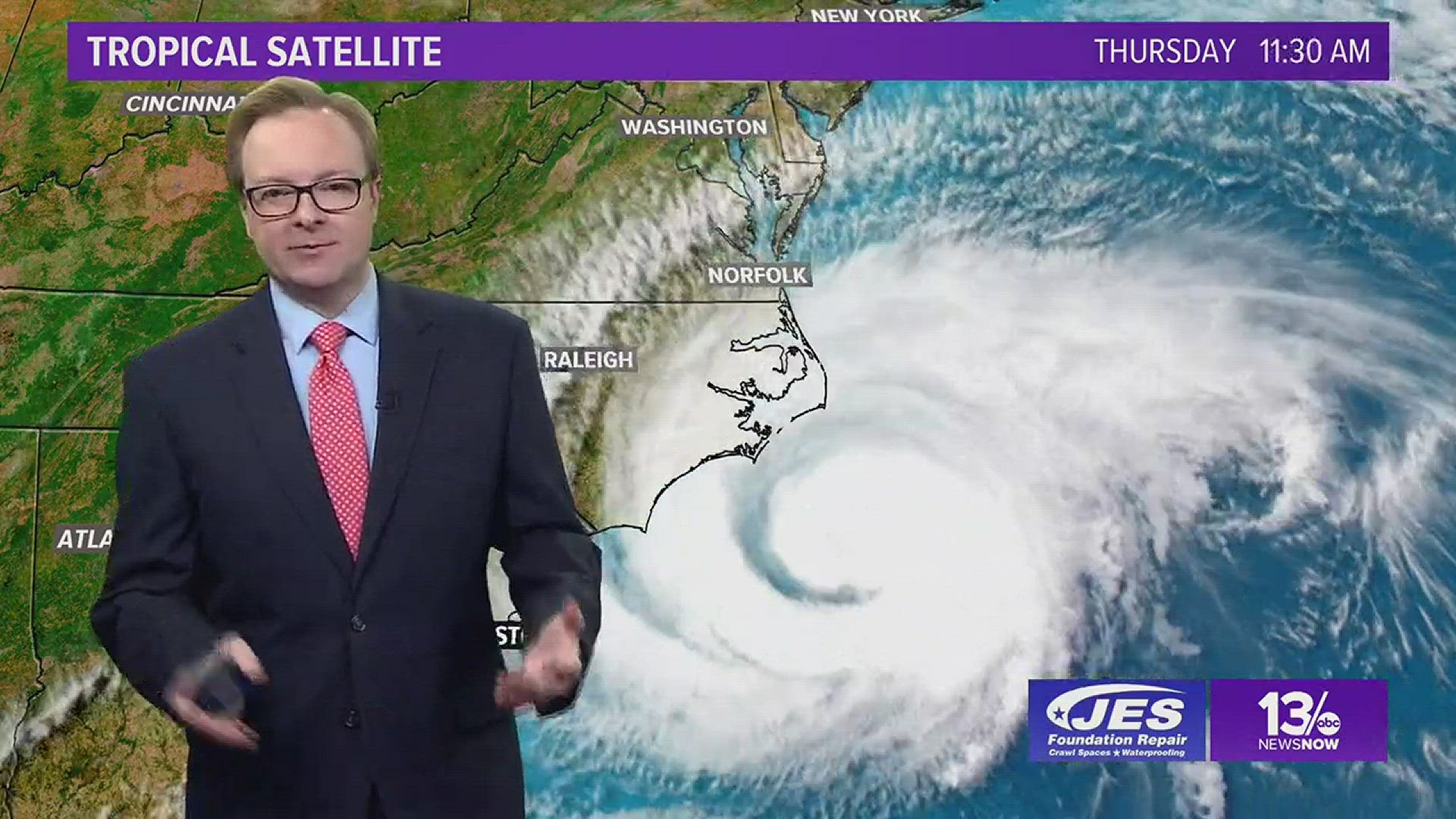 13News Now meteorologist Evan Stewart on what to expect as Hurricane Florence is just hours from a Carolina landfall, as well as a look at other systems churning in Gulf of Mexico and Atlantic Ocean.Latest on Florence: http://13newsnow.tv/florence13Ne