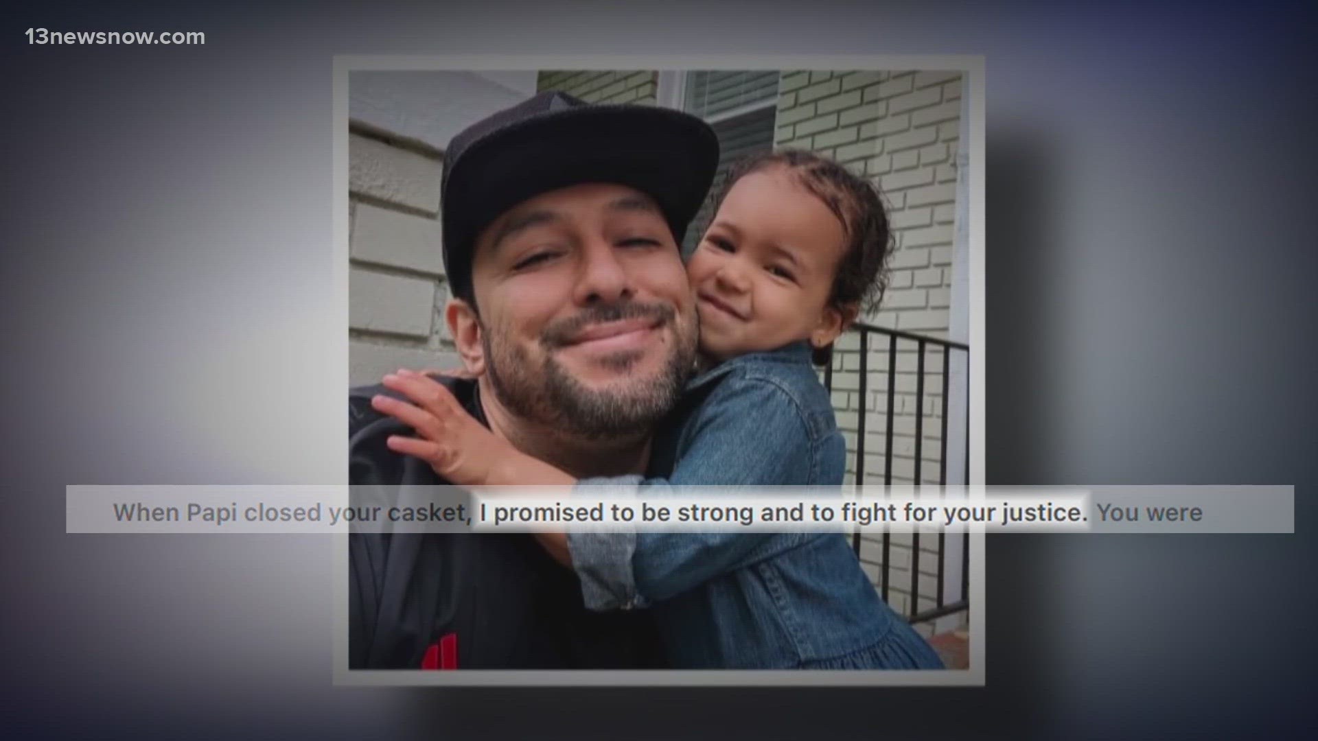 The father of a 2-year-old girl found dead in Virginia Beach is remembering his child's life.