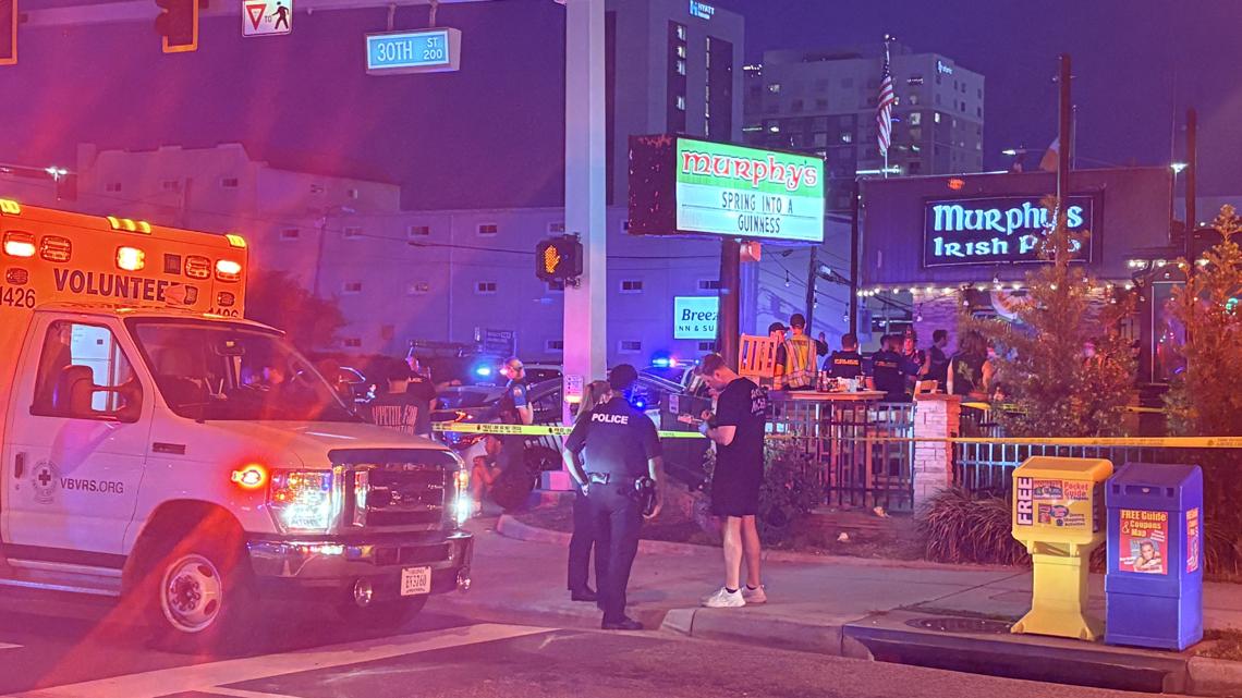 Car crashes into patio fence at Murphy's Irish Pub, multiple people ...
