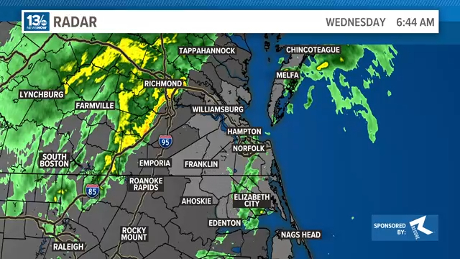 A few strong thunderstorms are possible Wednesday afternoon and evening, followed by a surge of cold air. Wind Advisory from 10 AM until 4 PM.