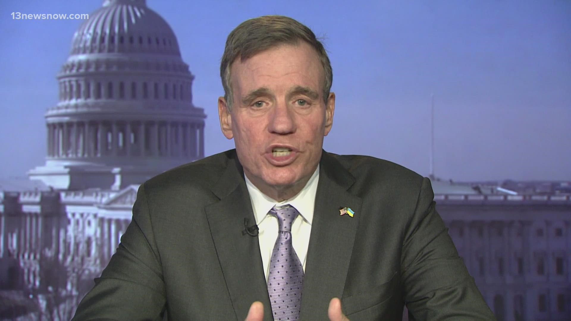 Warner says 'fingers crossed' Congress will pass yearlong budget bill