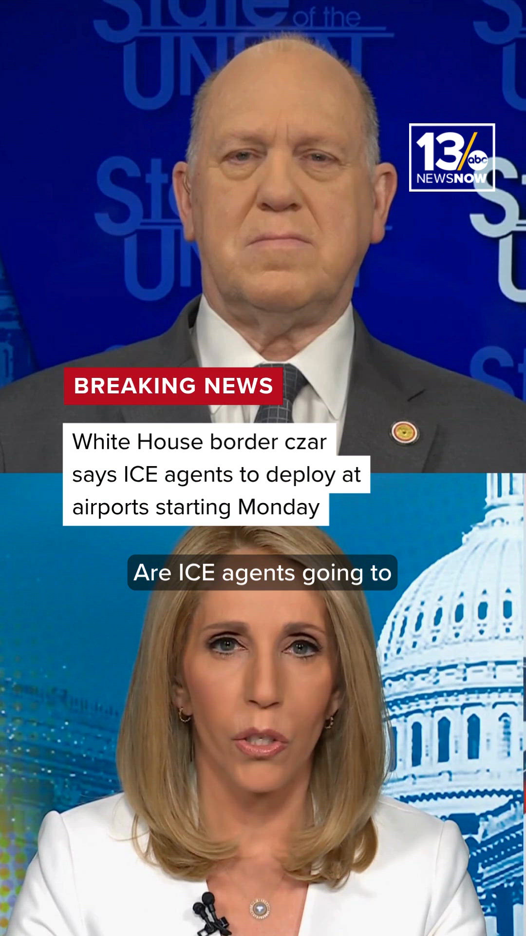 White House border czar says ICE agents to deploy at airports starting ...