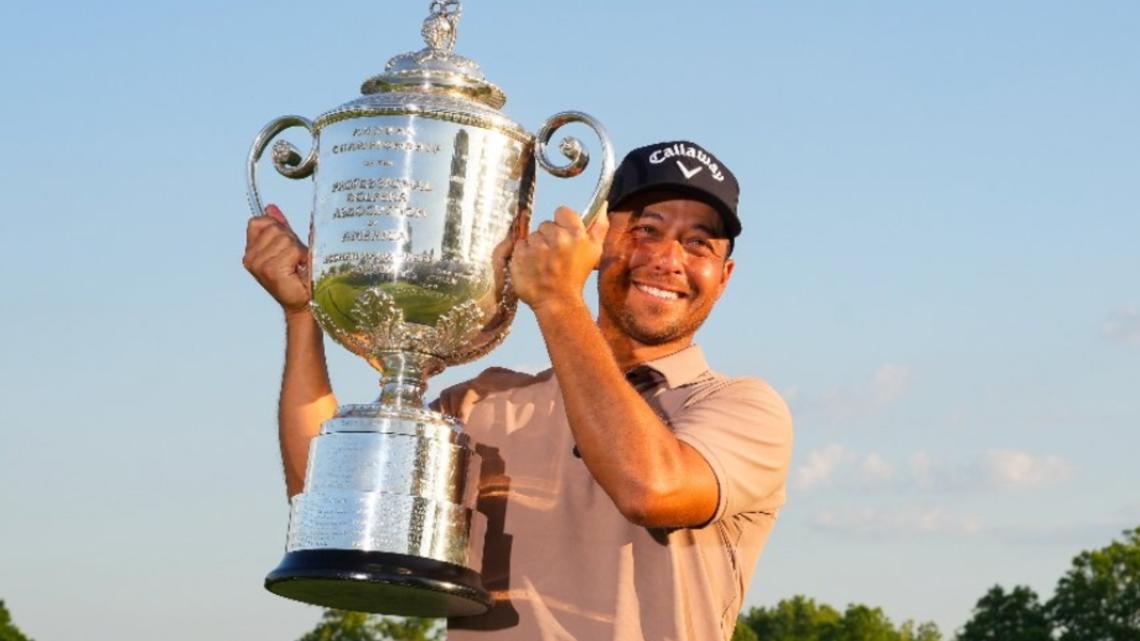 Xander Schauffele wins first major at PGA Championship in a thriller at  Valhalla | 13newsnow.com