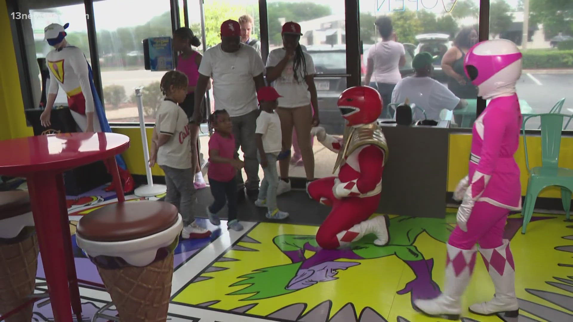 Tonight, a local ice cream shop held a fundraiser for the family of 10-year-old Keontre Thornhill.