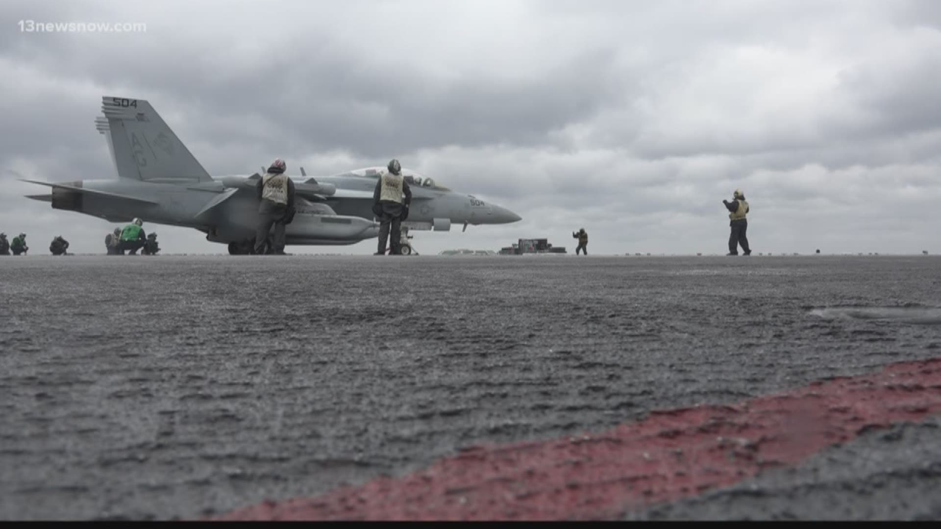 Nearly 60 percent of the sailors aboard the USS Lincoln are going out on their first deployment.