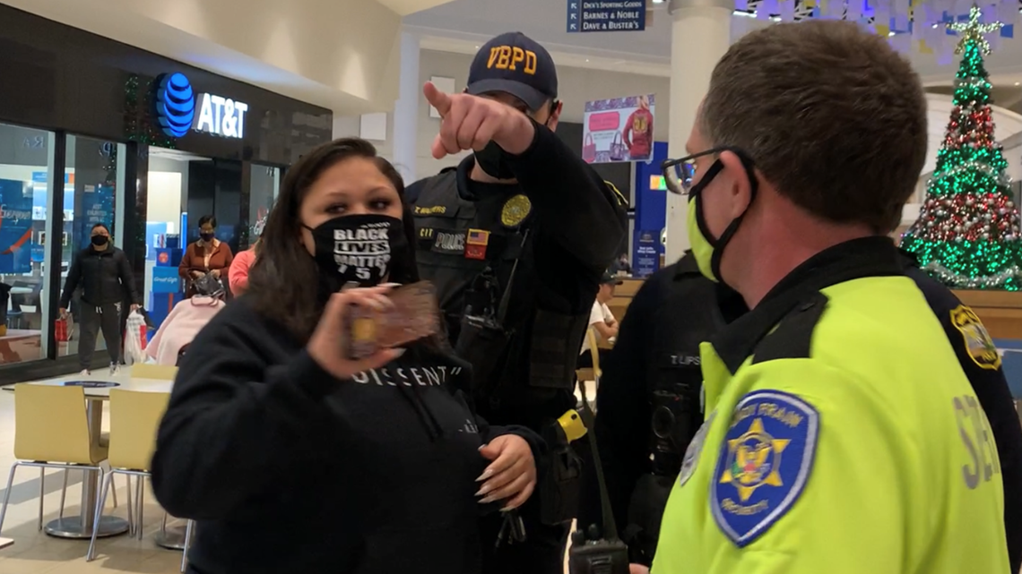 Black Lives Matter demonstrators kicked out of Lynnhaven Mall after protesting wrongful detention, handcuffing - Vimarsana News