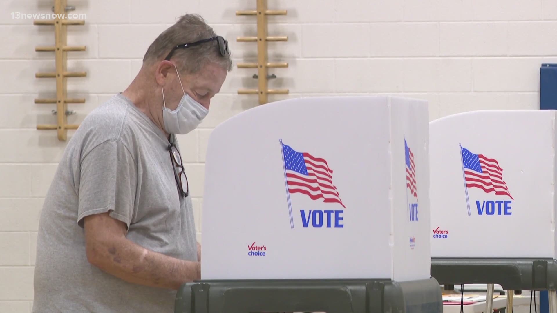 Voters in Virginia Beach couldn't vote electronically and had to cast their votes using paper ballots in the congressional primary election.