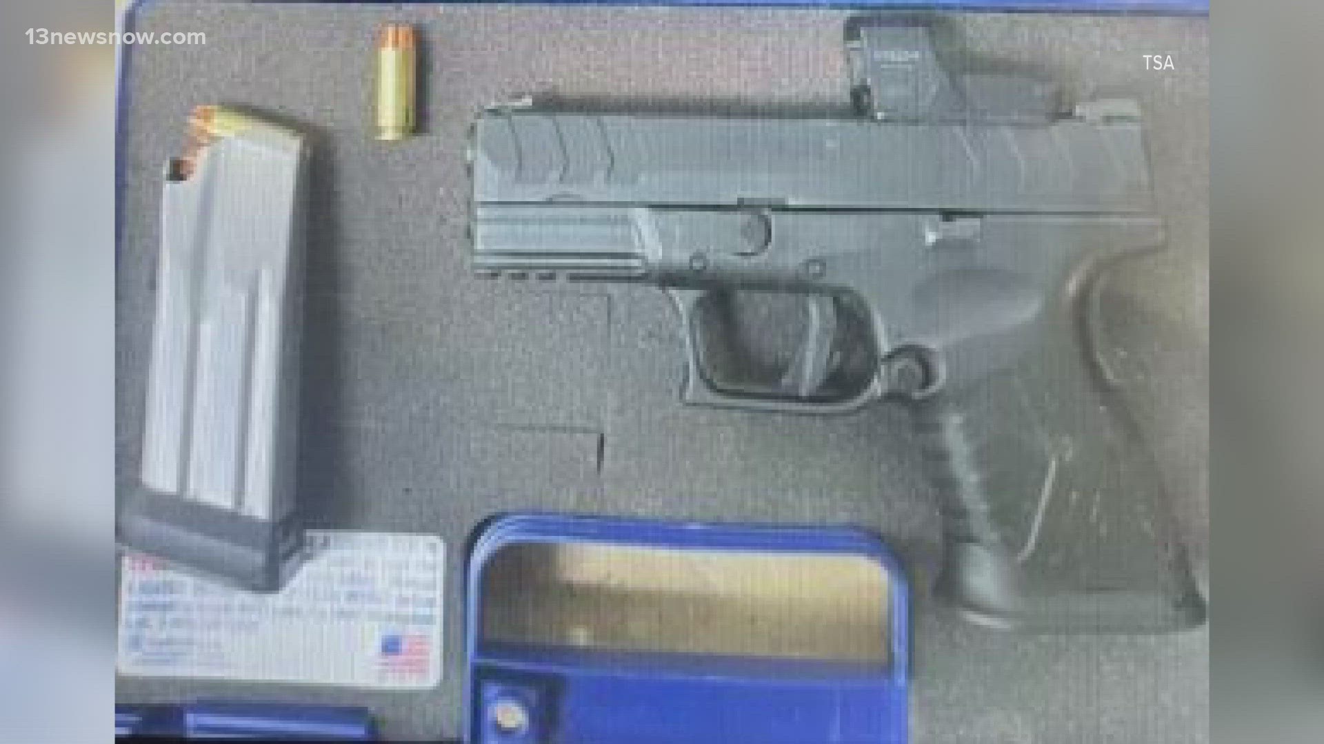 A North Carolina man faces a weapons charge and could pay a fine of up to $15,000.