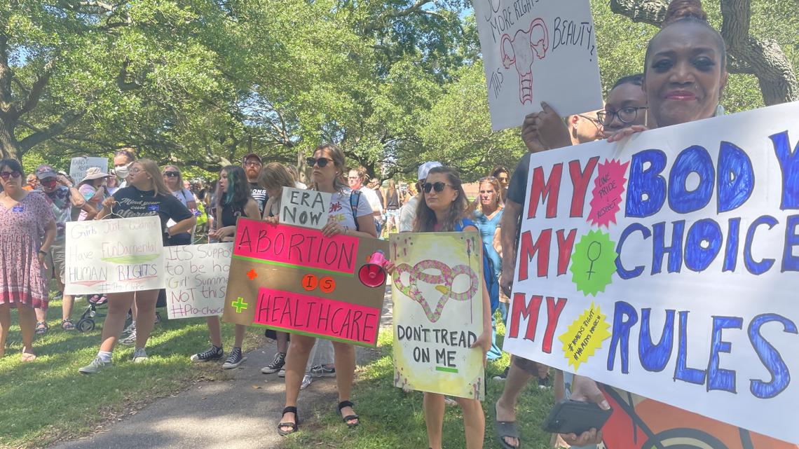 protestors-demonstrate-in-norfolk-over-abortion-decision - Vimarsana News